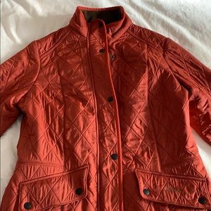 Barbour Women’s Calvary Polarquilt Jacket in Red